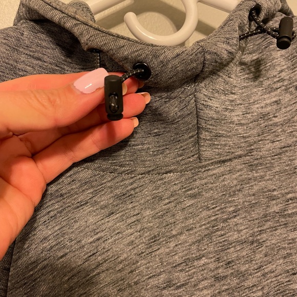 PUMA SWEATER MEDIUM GREY GRAY LONG SLEEVE RUNNING - Picture 2 of 5